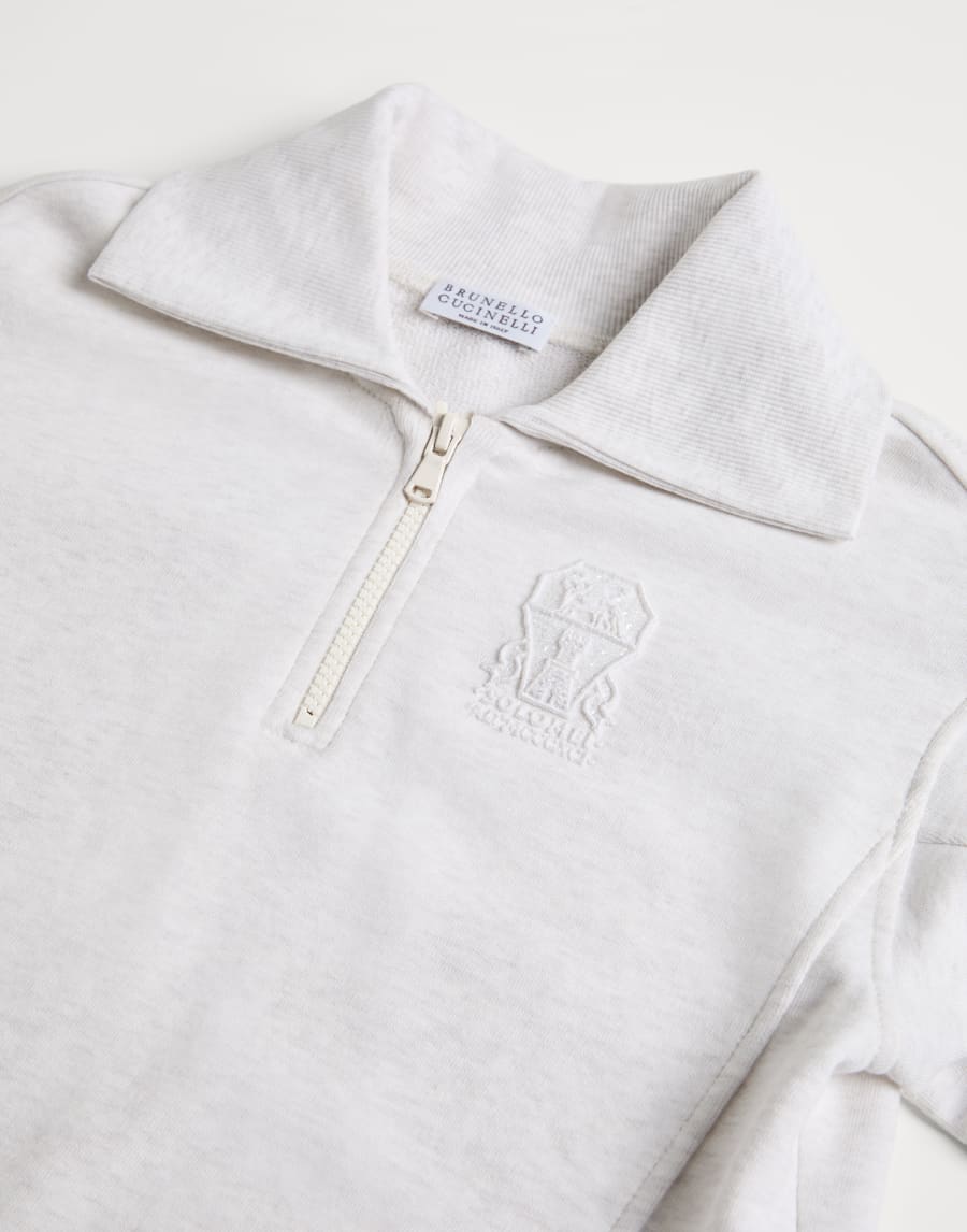 Sweatshirt with logo White Girls - Brunello Cucinelli