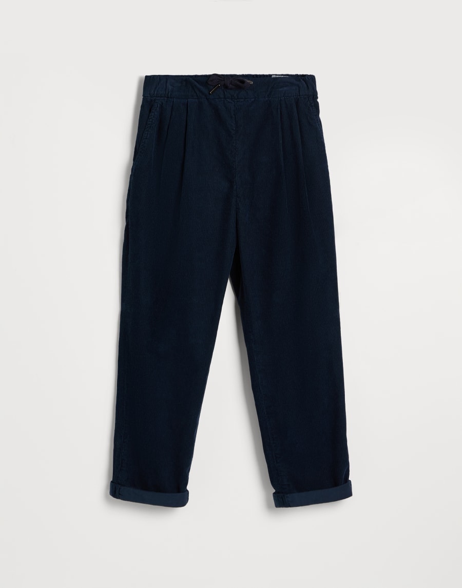 Pantalón de terciopelo Azul Niño - Brunello Cucinelli