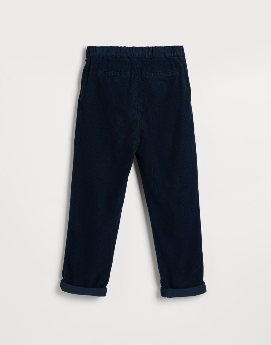 Pantalón de terciopelo Azul Niño - Brunello Cucinelli