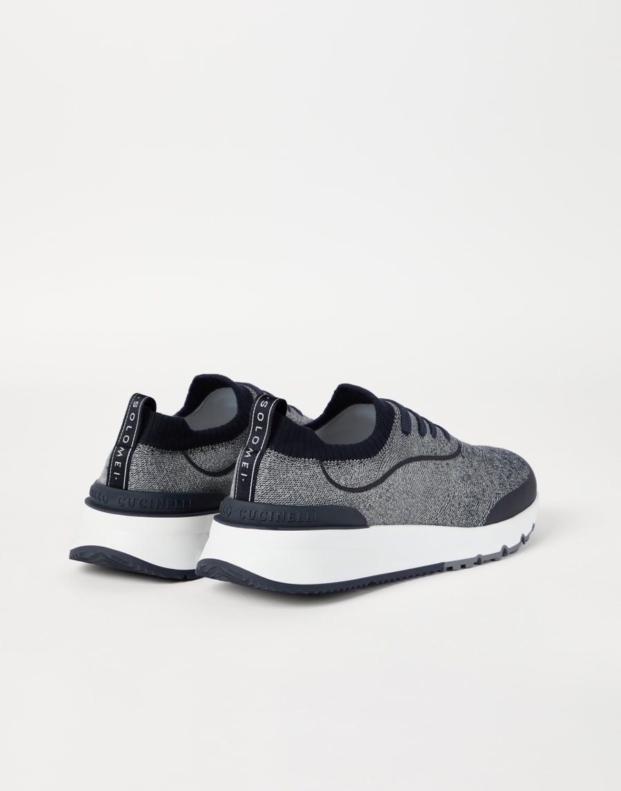 Knit runners Navy Blue Man - Brunello Cucinelli