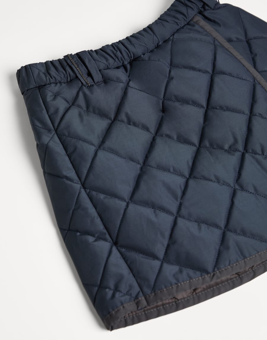 Mini jupe-culotte Bleu Marine Fille - Brunello Cucinelli