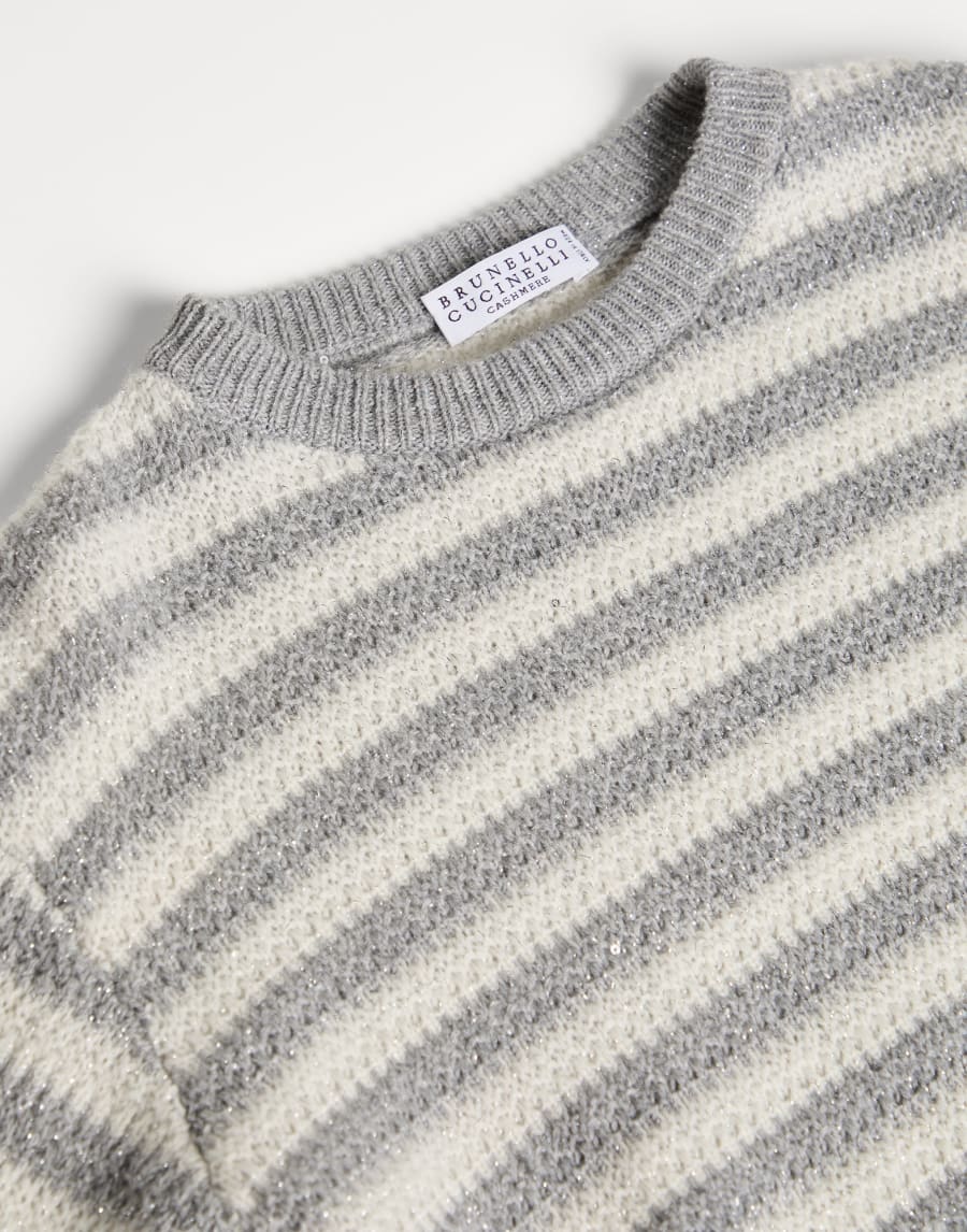 Sparkling & Dazzling sweater Grey Girls - Brunello Cucinelli