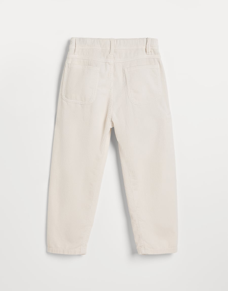 Corduroy ergonomic trousers Panama Boys - Brunello Cucinelli