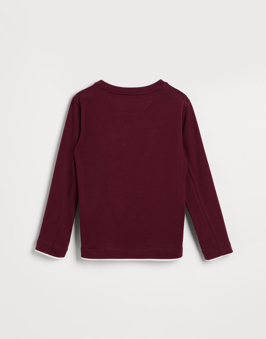 Long sleeve T-shirt Red Boys - Brunello Cucinelli