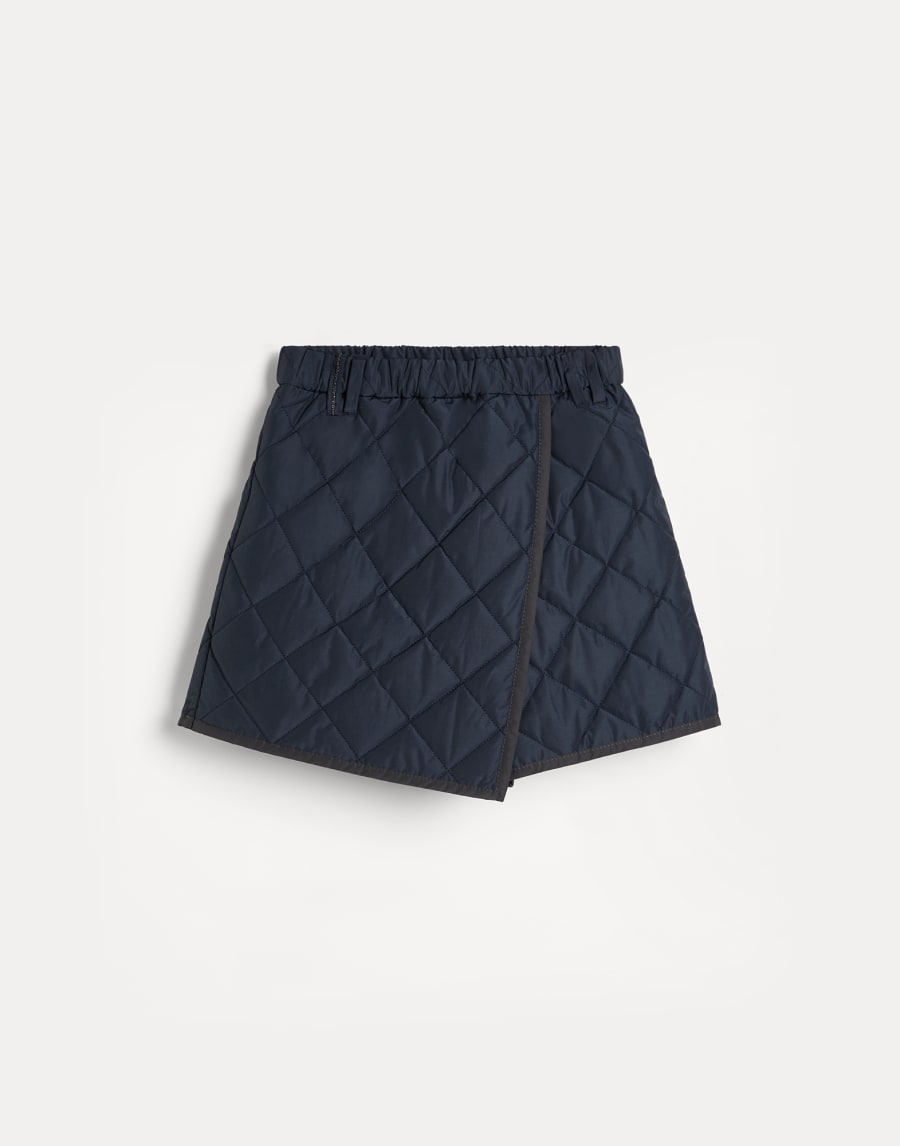 Mini-Hosenrock Navy-Blau Mädchen - Brunello Cucinelli