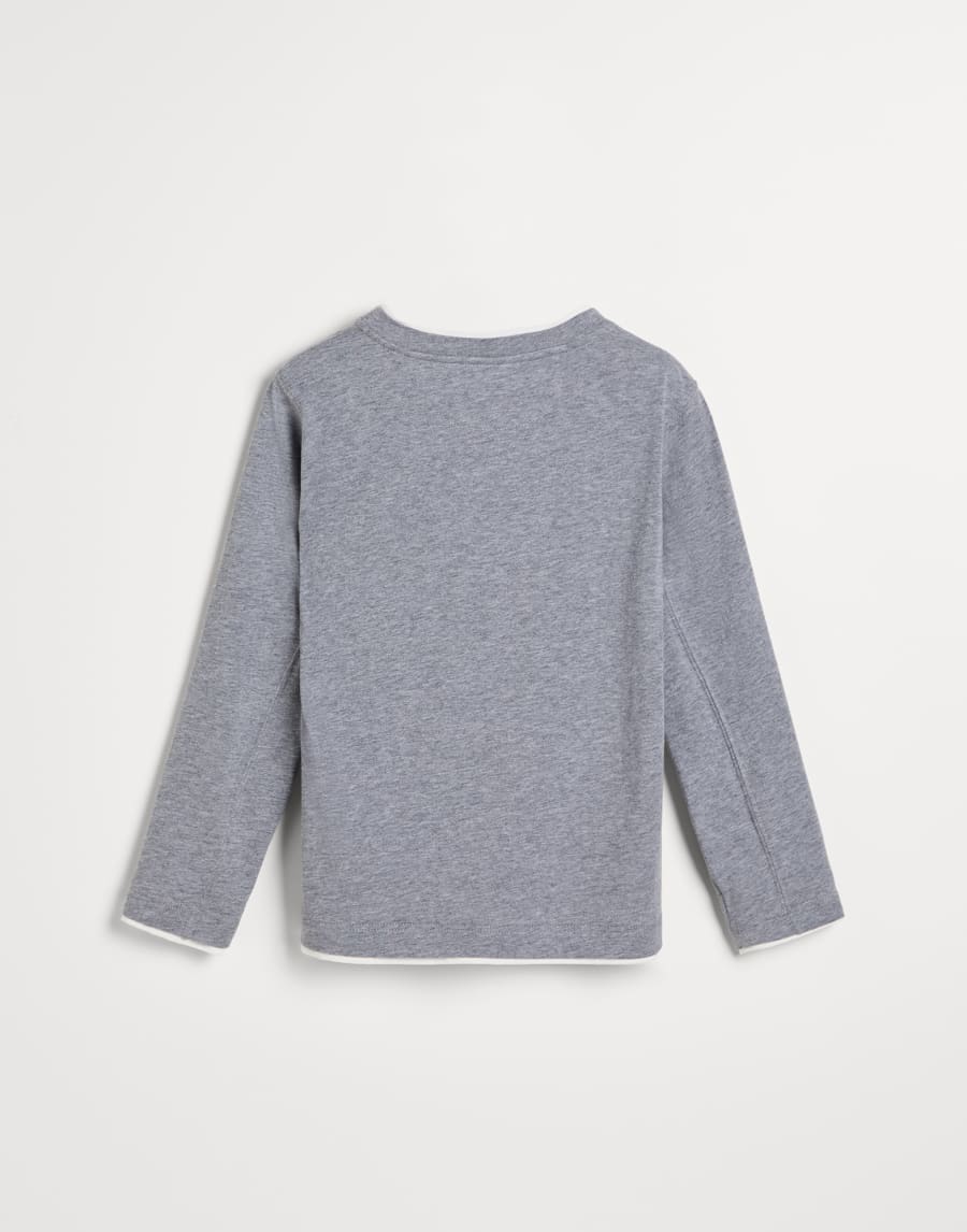 Long sleeve T-shirt Grey Boys - Brunello Cucinelli
