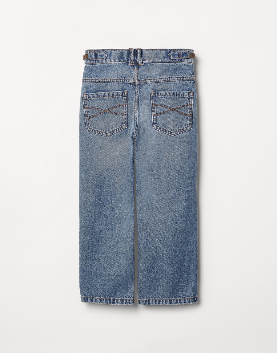 Straight trousers Medium Denim Girls - Brunello Cucinelli