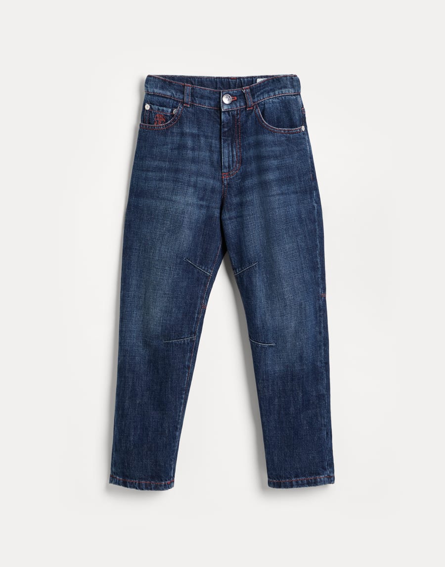 Pantalón de denim Denim Oscuro Niño - Brunello Cucinelli