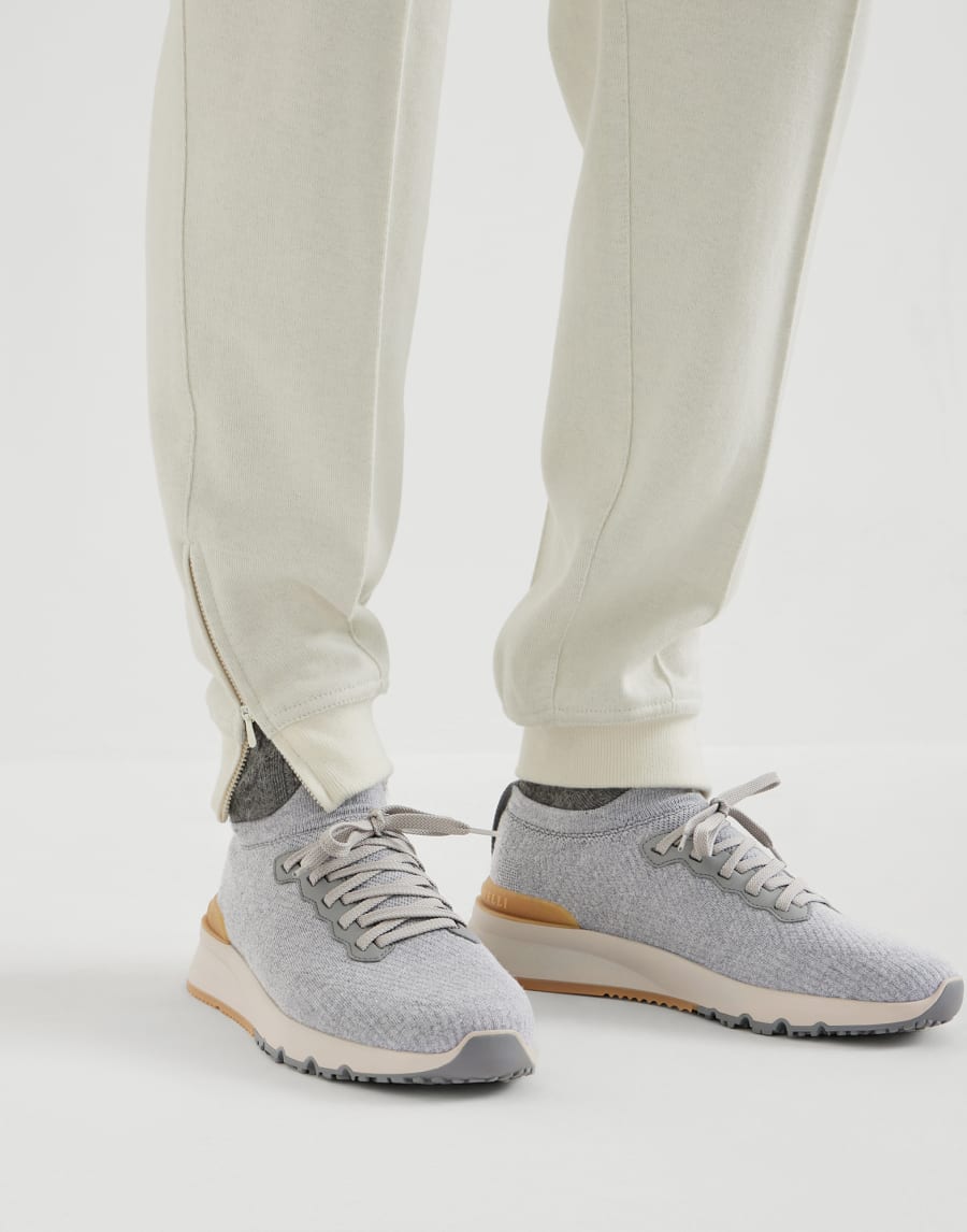 Knit runners Light Grey Man - Brunello Cucinelli