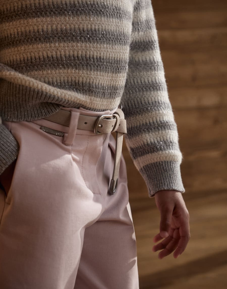 Suede belt Buff Girls - Brunello Cucinelli