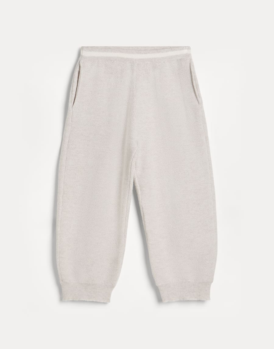 Pantalone Track Grigio Chiaro Bambina - Brunello Cucinelli
