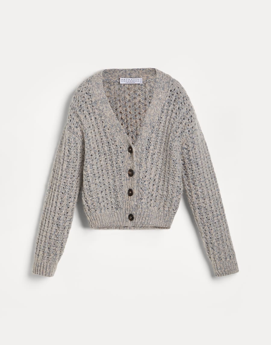Dazzling cardigan Grey Girls - Brunello Cucinelli