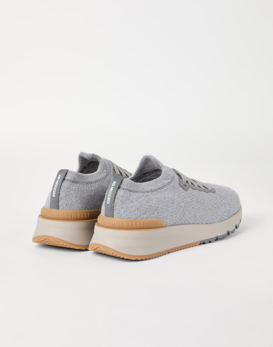 Knit runners Light Grey Man - Brunello Cucinelli