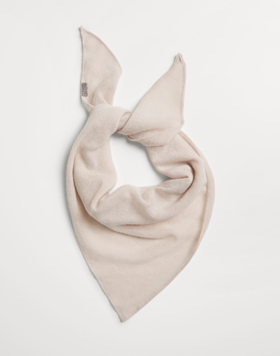 Sciarpa in cashmere Beige Chiaro Bambina - Brunello Cucinelli