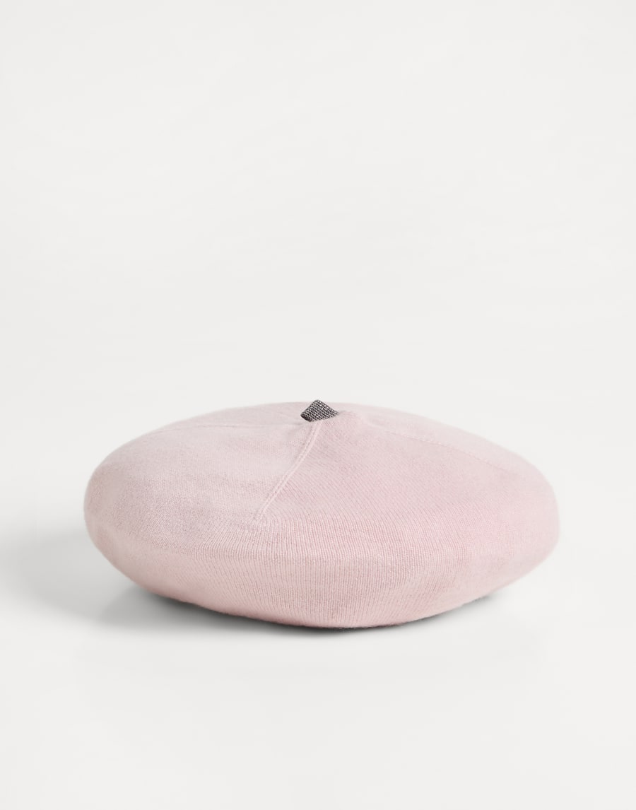 Berretto in maglia Rosa Bambina - Brunello Cucinelli