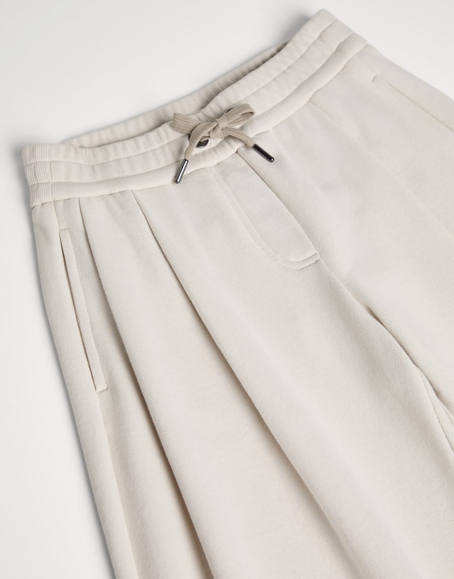 Брюки Wide Белый с Сероватым Оттенком Девочки - Brunello Cucinelli