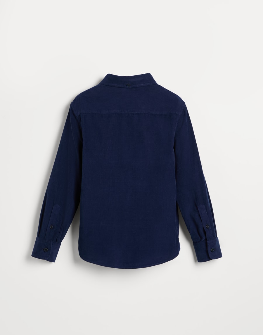 Corduroy shirt Blue Boys - Brunello Cucinelli