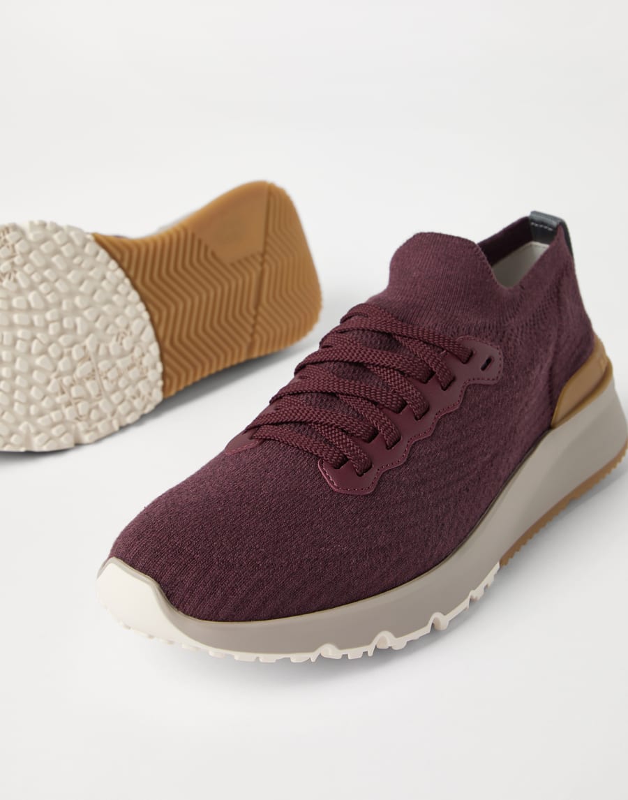 Knit runners Amaranth Man - Brunello Cucinelli