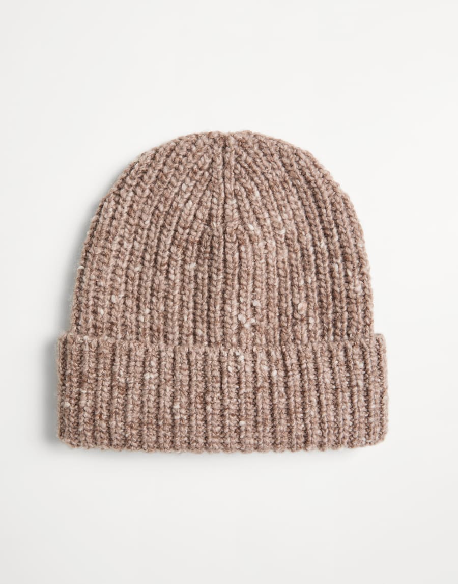 Cashmere beanie Light Brown Boys - Brunello Cucinelli