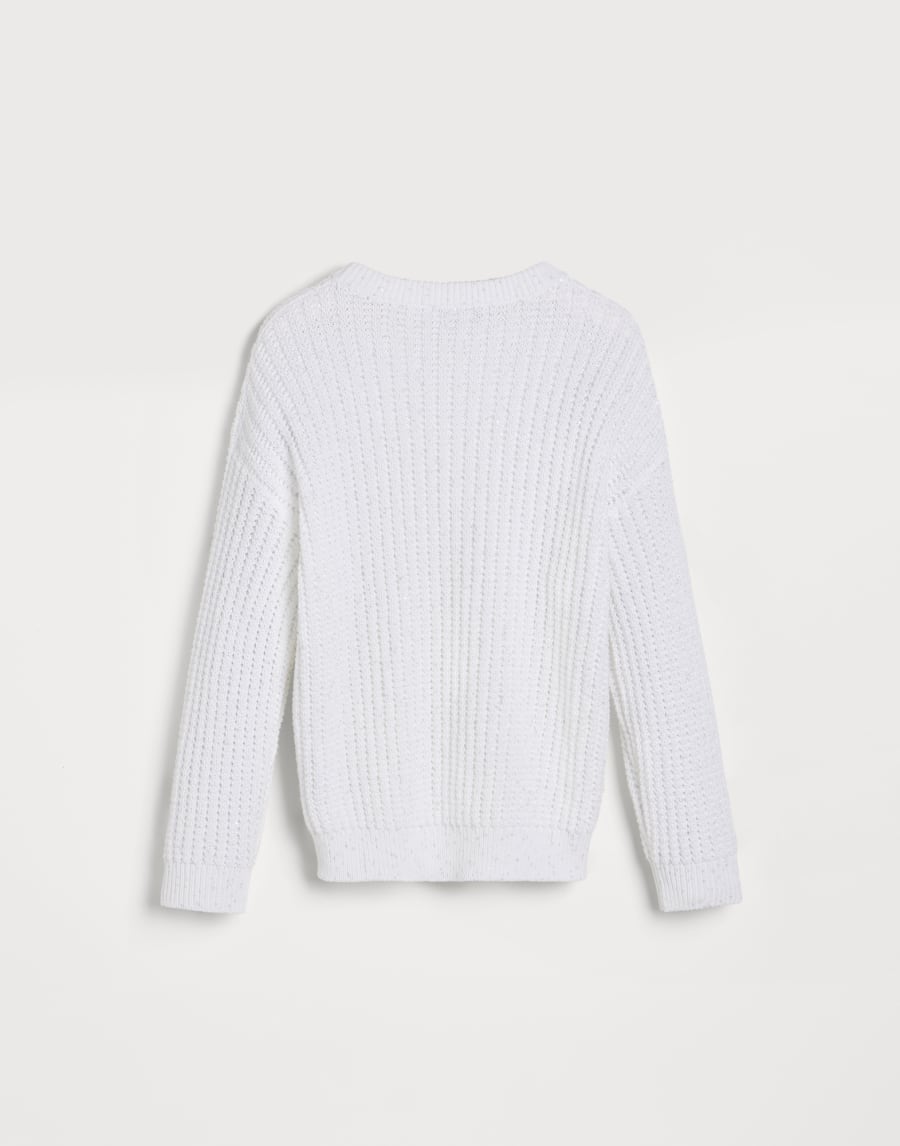 Cotton sweater White Girls - Brunello Cucinelli