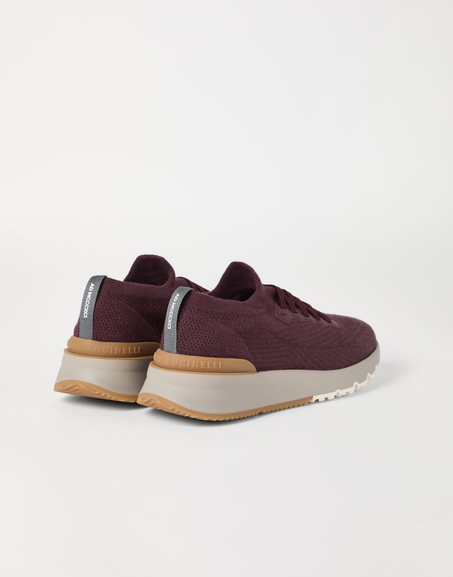 Knit runners Amaranth Man - Brunello Cucinelli