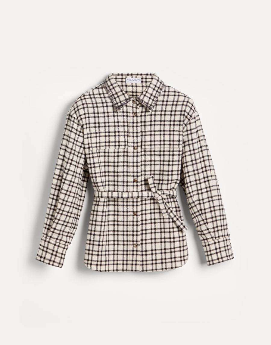Camicia con cintura Panama Bambina - Brunello Cucinelli