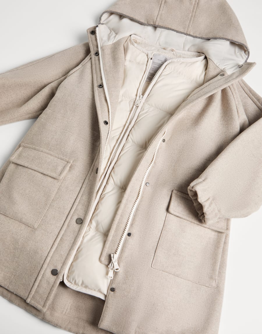 Parka with padding Buff Girls - Brunello Cucinelli