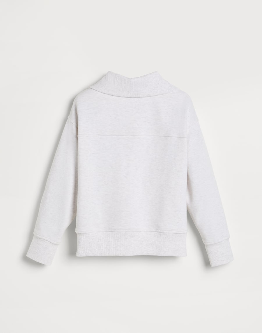 Sweatshirt with logo White Girls - Brunello Cucinelli