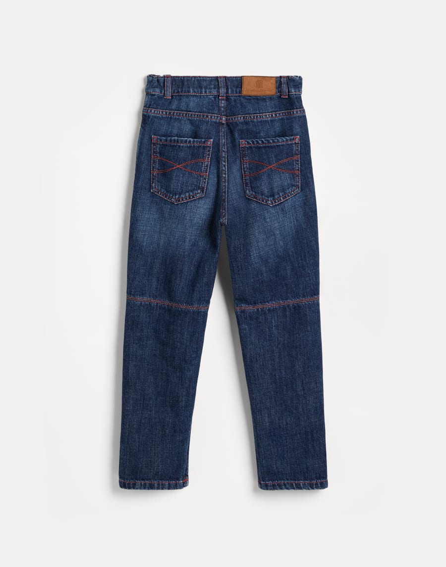 Pantalón de denim Denim Oscuro Niño - Brunello Cucinelli
