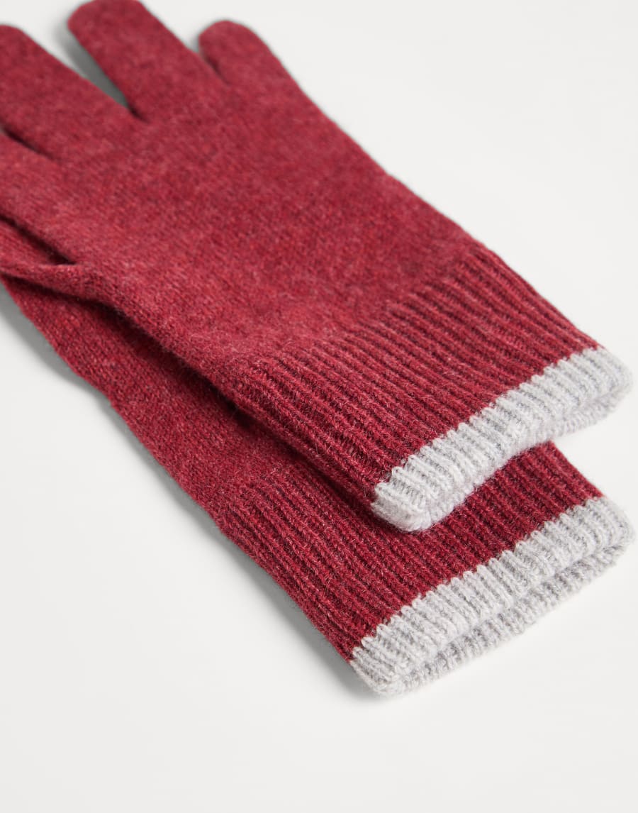 Cashmere gloves Red Boys - Brunello Cucinelli