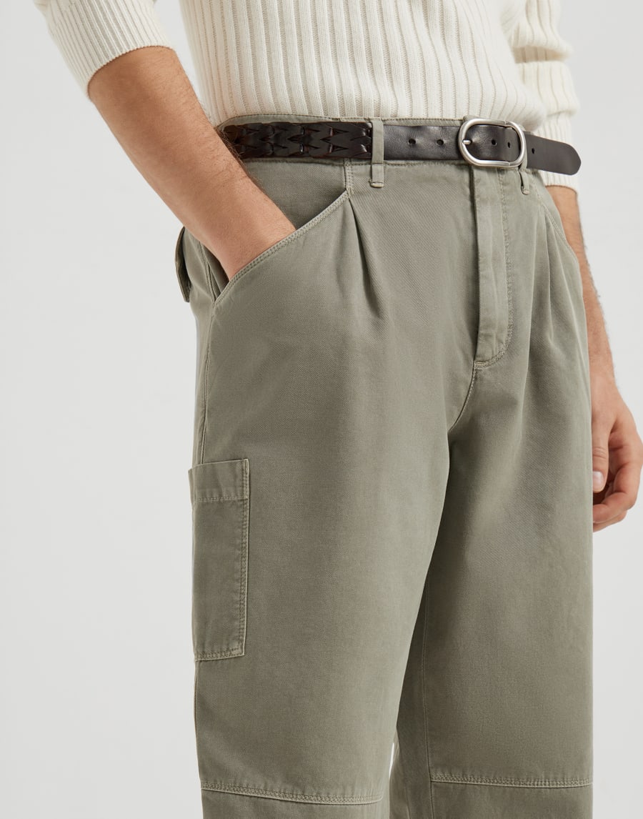 Ergonomic trousers Khaki Man - Brunello Cucinelli