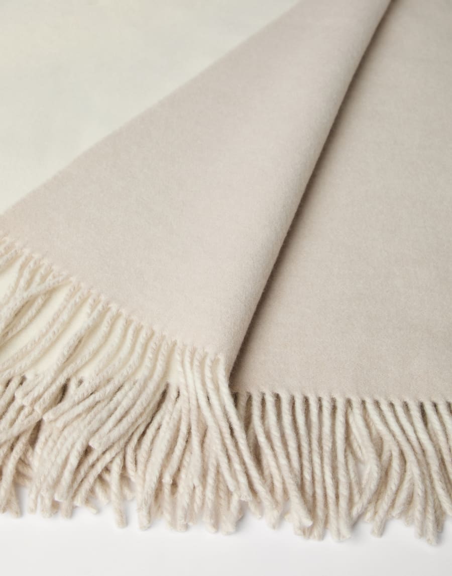 Cashmere double cloth throw Panama Lifestyle - Brunello Cucinelli