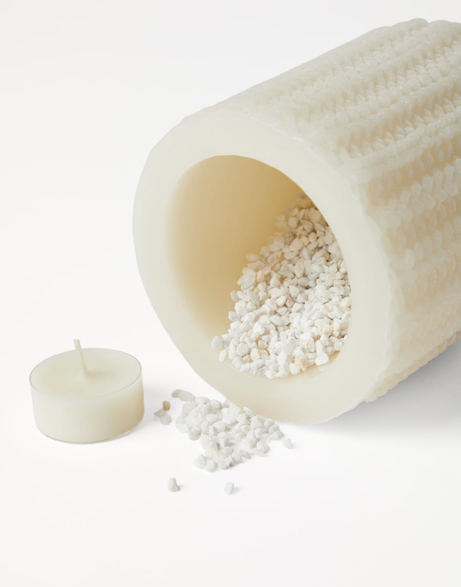 Small wax lantern Ecru Lifestyle - Brunello Cucinelli