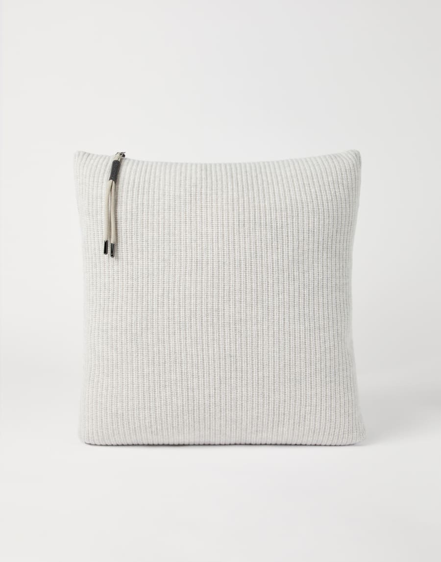 Подушка из трикотажа Светло-Серый Стиль жизни - Brunello Cucinelli