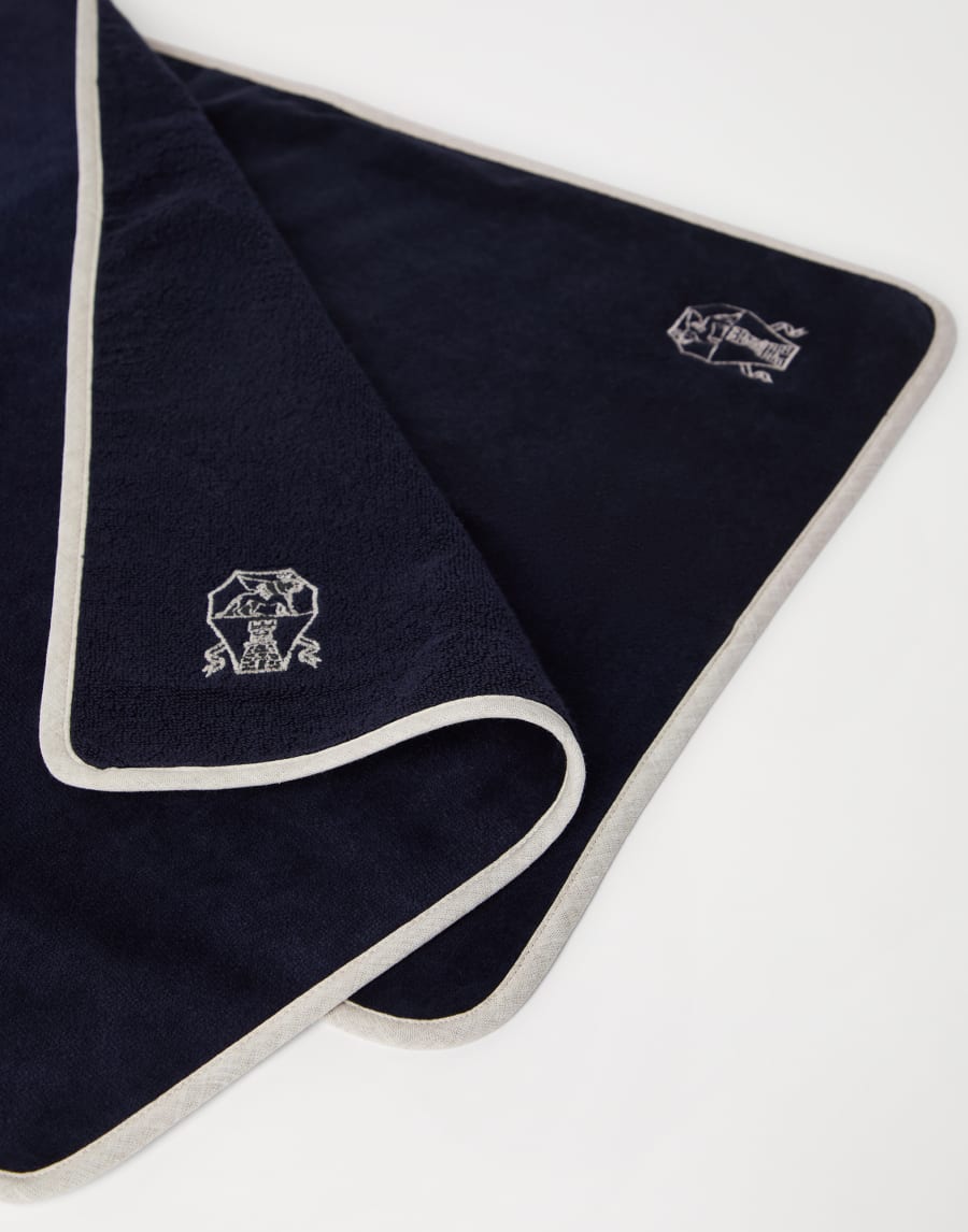 Set of towels Navy Blue Lifestyle - Brunello Cucinelli