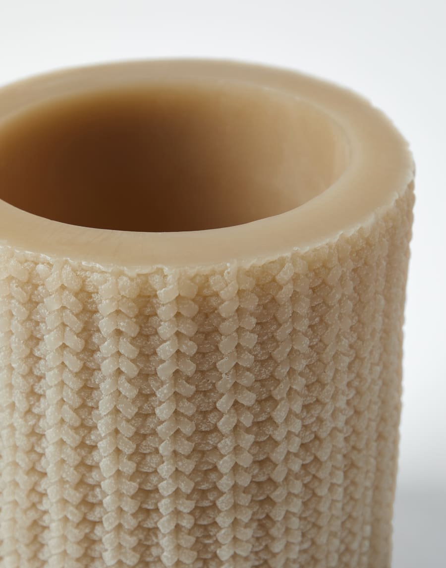 Large wax lantern Beige Lifestyle - Brunello Cucinelli