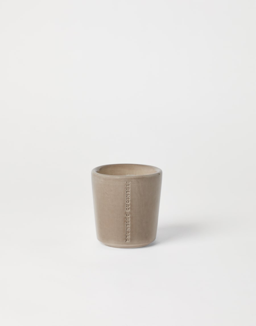 Candle in craquelée vessel Mud Lifestyle - Brunello Cucinelli