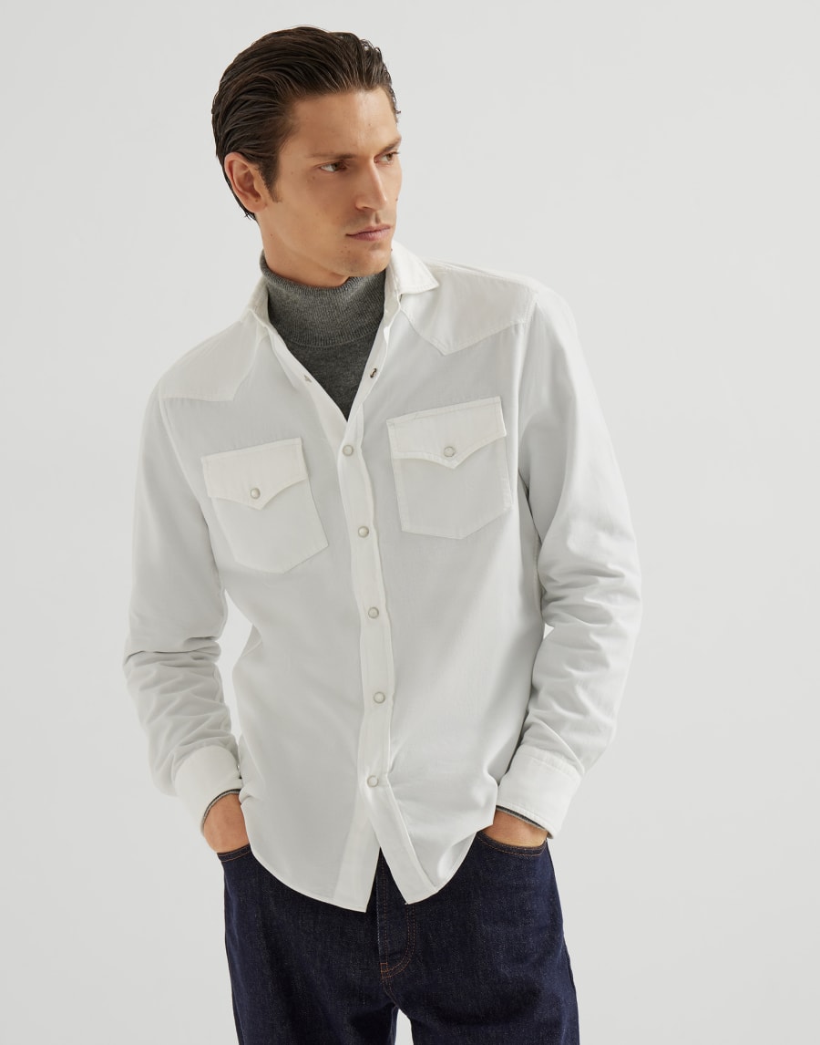 Easy fit shirt Snow Man - Brunello Cucinelli