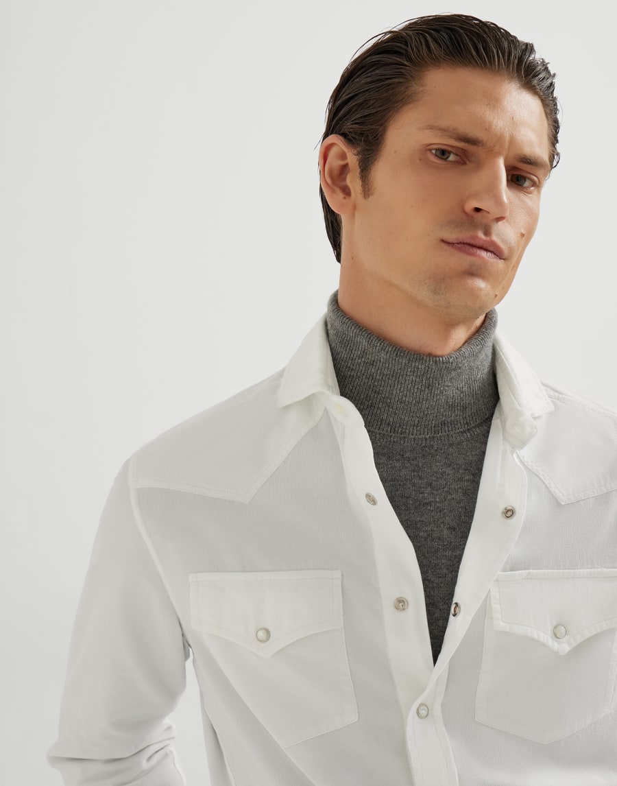 Easy fit shirt Snow Man - Brunello Cucinelli