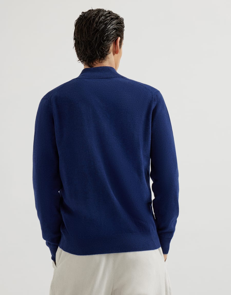 지퍼 카디건 사파이어 남성 - Brunello Cucinelli