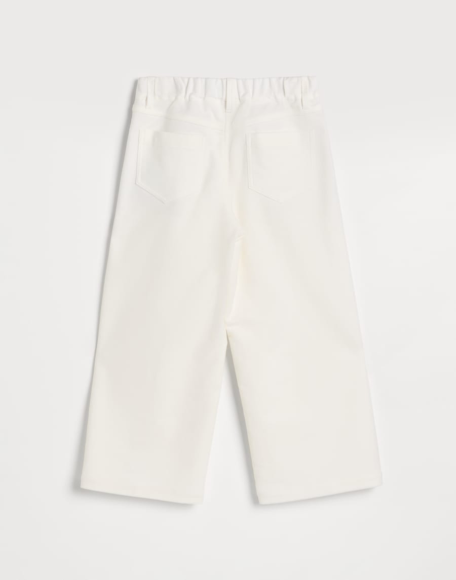 Wide-Hose Natur Mädchen - Brunello Cucinelli