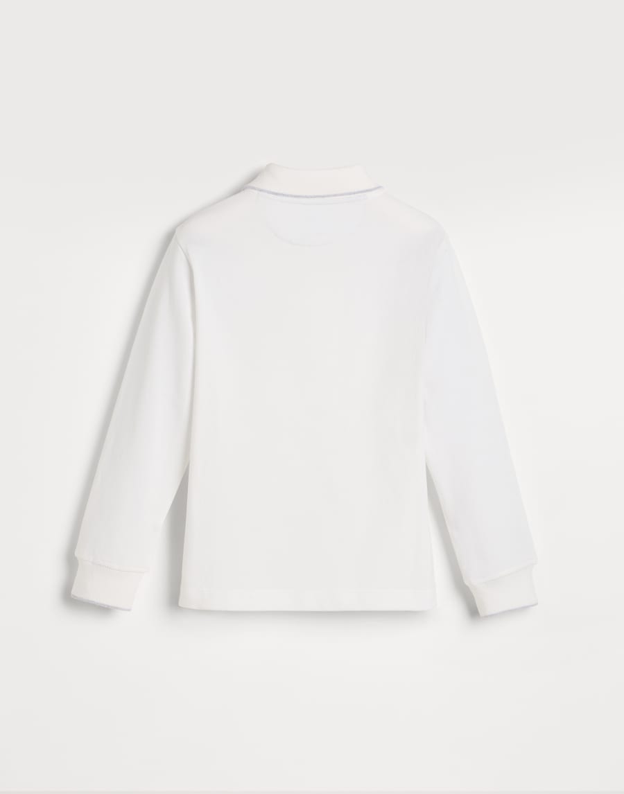 Piqué polo shirt White Boys - Brunello Cucinelli