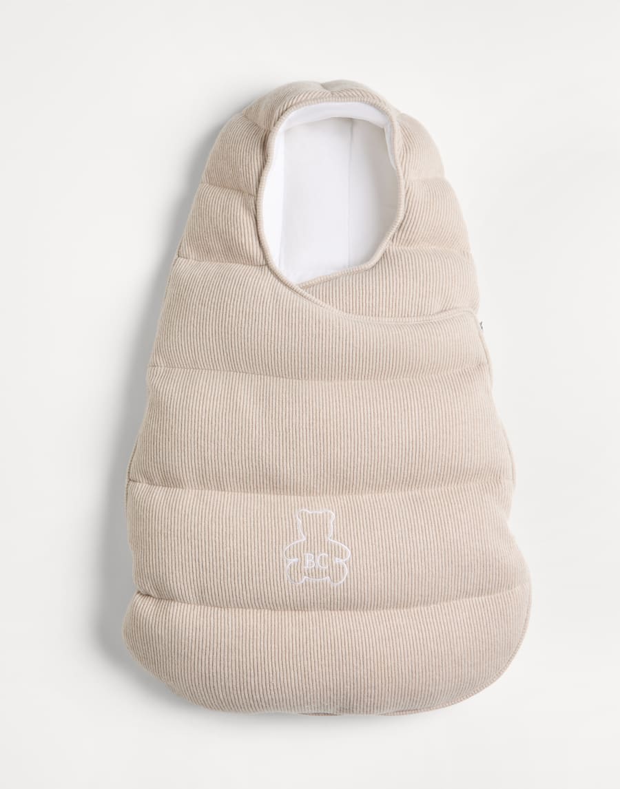 Knit sleeping bag Oat Baby - Brunello Cucinelli