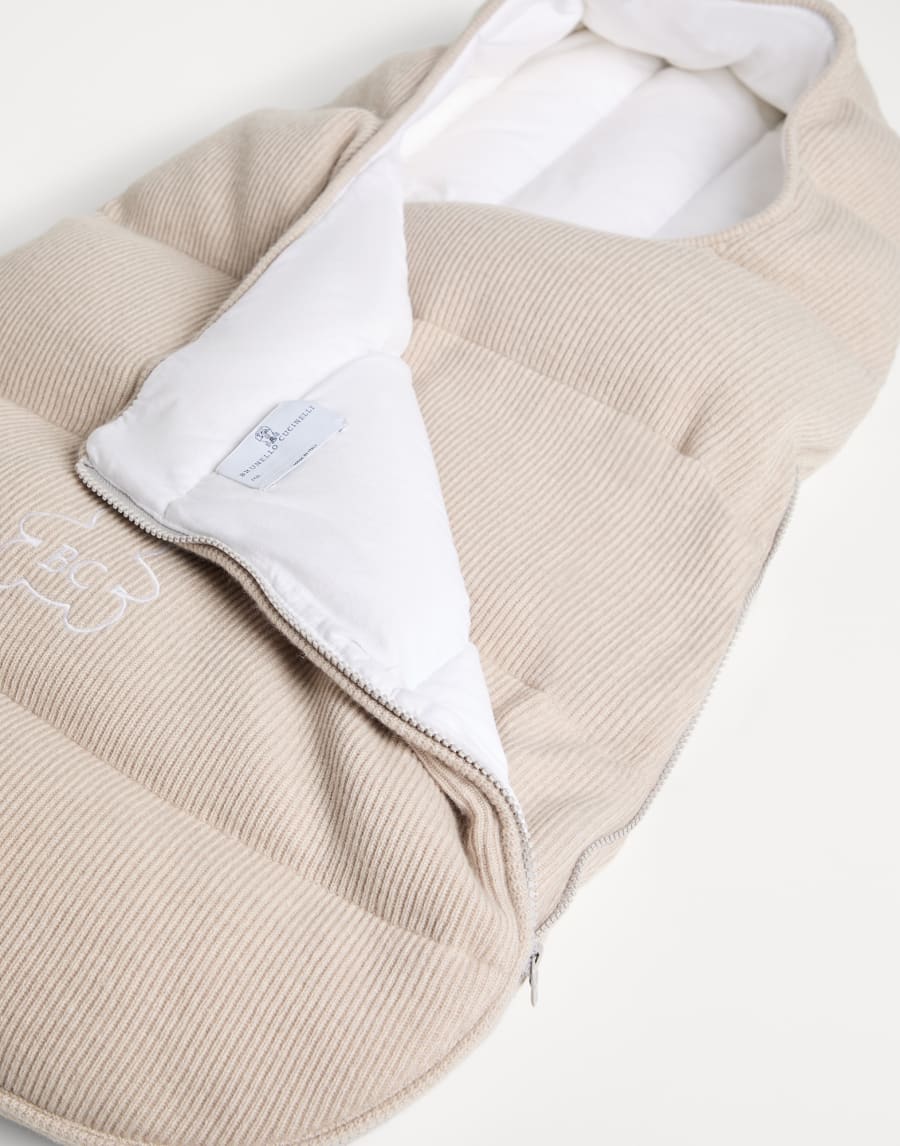 ニット スリーパーバッグ オーツ ベビー - Brunello Cucinelli