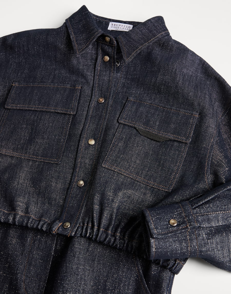 Denim dress Dark Denim Girls - Brunello Cucinelli