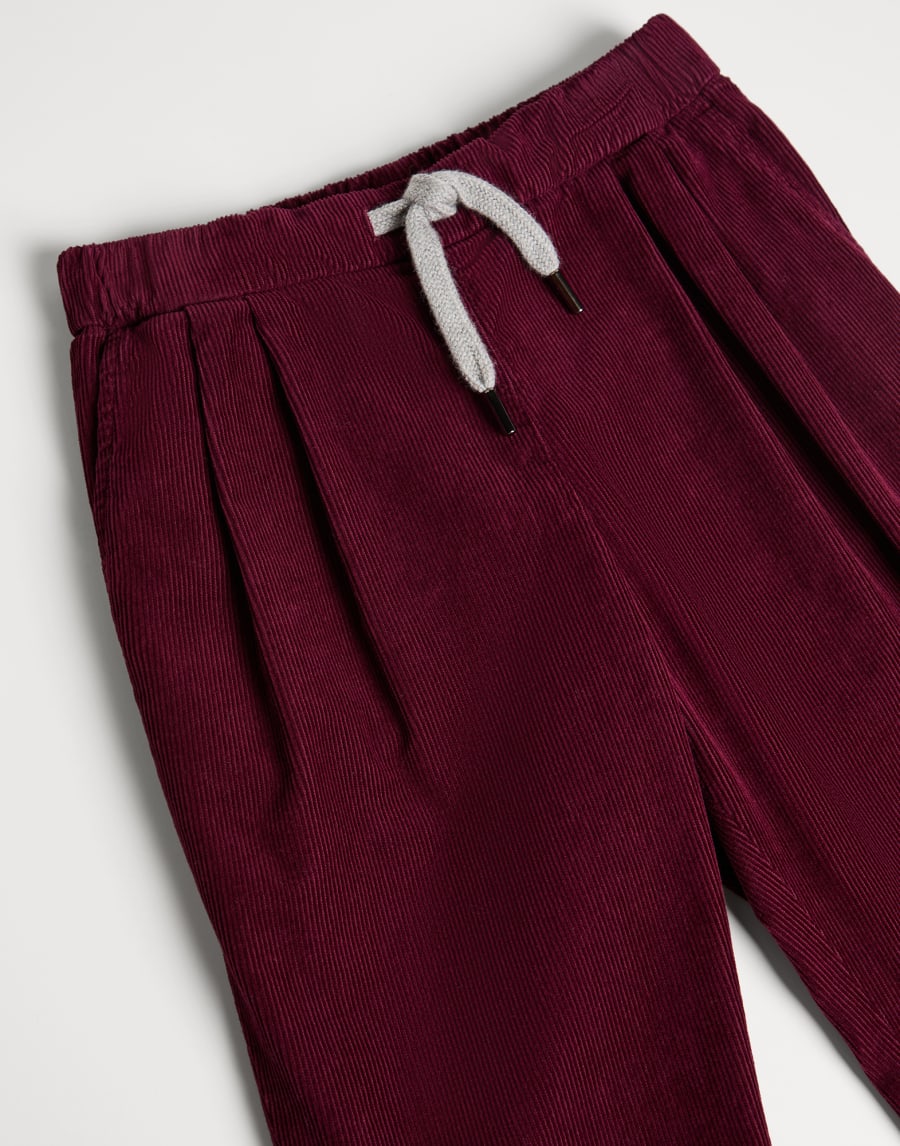 Velvet trousers Amaranth Boys - Brunello Cucinelli