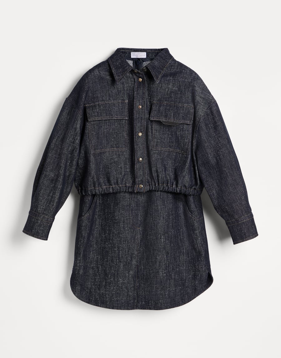 Abito in denim Denim Scuro Bambina - Brunello Cucinelli