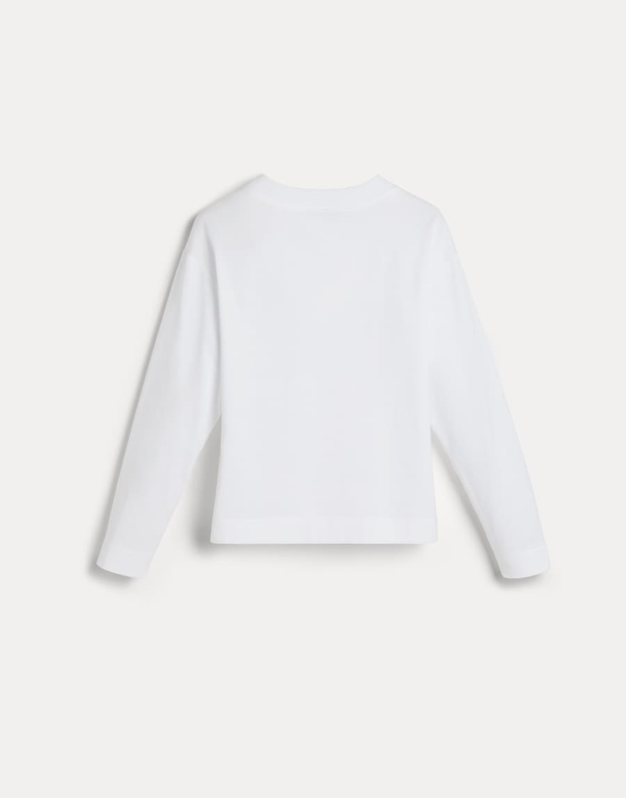 Long sleeve T-shirt White Girls - Brunello Cucinelli