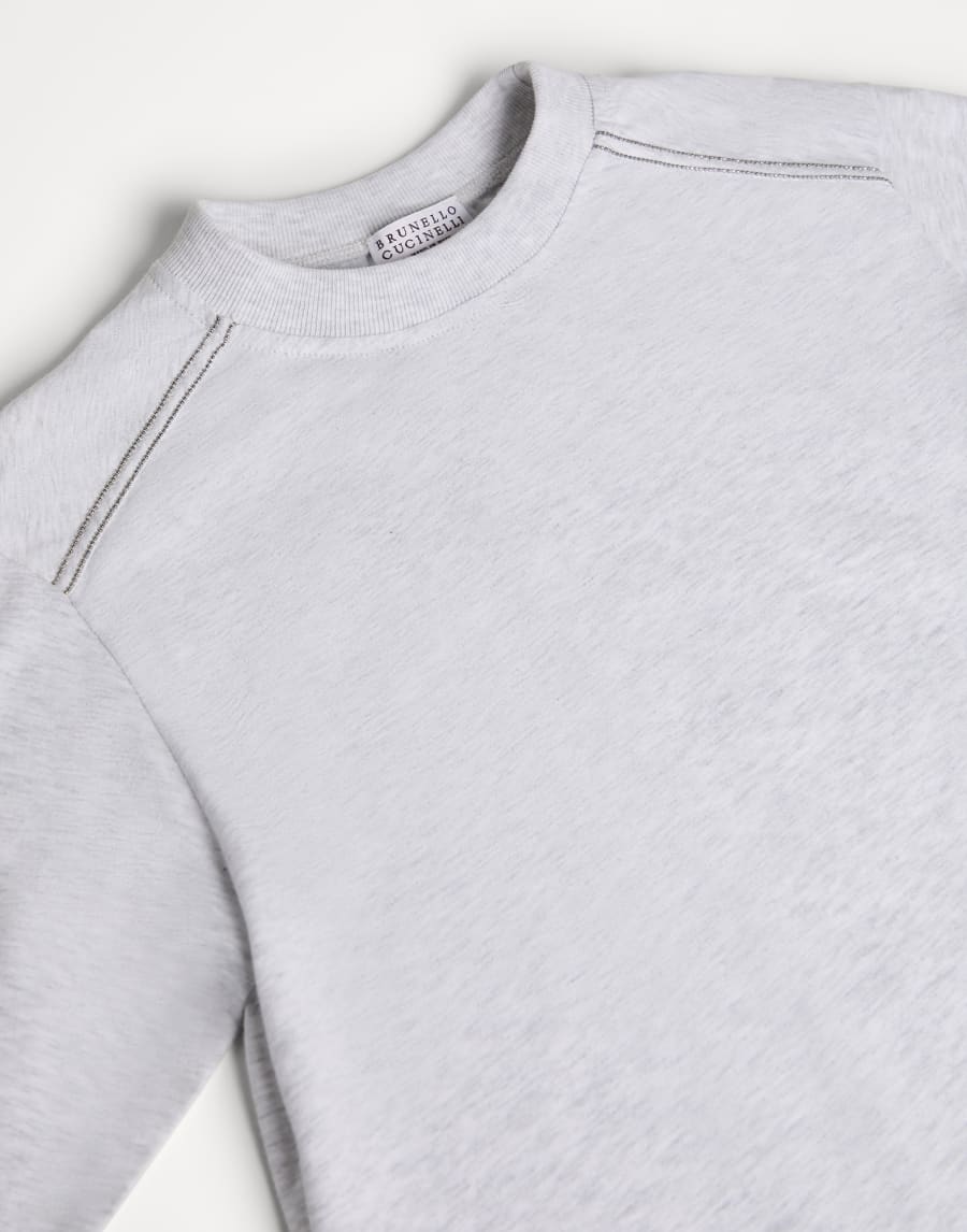Long sleeve T-shirt Light Grey Girls - Brunello Cucinelli