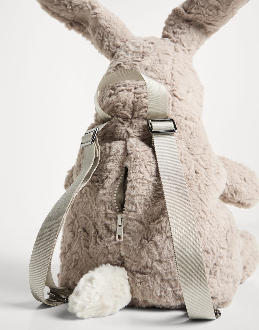 Plush Biagio backpack Light Brown Girls - Brunello Cucinelli